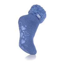 Γυναικείες Ισοθερμικές Κάλτσες Heat Holders Ladies Lounge Socks Denim Laveder 4862 80021