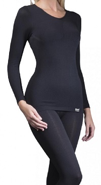 Γυναικεία Ισοθερμική Μπλούζα Heat Holders Thermal Long Sleeve Vest Black 80149