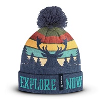 Σκούφος Pentagon Sanctuary "Deer"Knit Beanie Multicolor K13060-DE-104  Σκούφος Pentagon Sanctuary "Deer"Knit Beanie Multicolor K13060-DE-104