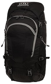Ορειβατικό Σακίδιο Πλάτης Polo Nomad 45lt Black 9-02-046-2000