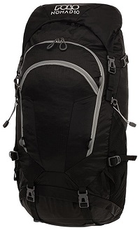 Ορειβατικό Σακίδιο Πλάτης Polo Nomad 60lt Black 9-02-047-2000