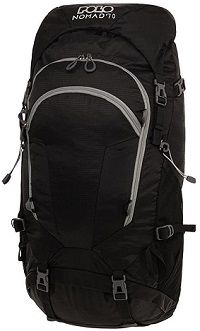 Ορειβατικό Σακίδιο Πλάτης Polo Nomad 70lt Black 9-02-048-2000 Ορειβατικό Σακίδιο Πλάτης Polo Nomad 70lt Black 9-02-048-2000