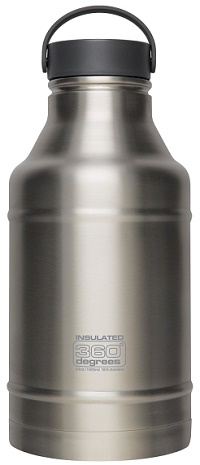 Ανοξείδωτος Θερμός 360 Degrees Growler Silver 1800ml 36040-00015 Ανοξείδωτος Θερμός 360 Degrees Growler Silver 1800ml 36040-00015