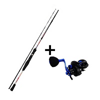 Σετ Combo Tai Rubber Καλάμι Oceanic Team Blue Flame 180 + Μηχανισμός Oceanic Team Enyo DC3 CO.TAIRAB8