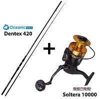 Σετ Combo Heavy Casting Oceanic Team Dentex 420+Sensei Soltera 10000 CO.HECA2