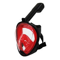 Μάσκα Σιλικόνης Full Face Bluewave Black/Red 61053 Μάσκα Σιλικόνης Full Face Bluewave Black/Red 61053