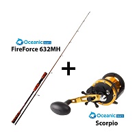 Σετ Combo Jigging Oceanic Team Fireforce 632MH+Oceanic Team Scorpio CO.BOAT4