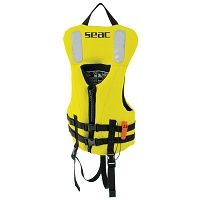 Παιδικό Σωσίβιο Γιλέκο Neopren Seac Sub Vest Galleggiamento Hydro Junior Yellow 1520120360720 