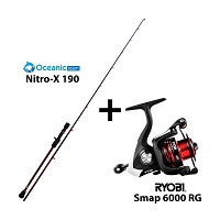 Σετ Combo Slow Jigging Oceanic Team Nitro-X 190+Ryobi Smap 6000 RG CO.BOAT6 Σετ Combo Slow Jigging Oceanic Team Nitro-X 190+Ryobi Smap 6000 RG CO.BOAT6