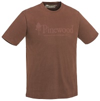 Κοντομάνικο Μπλουζάκι T-shirt Pinewood Outdoor Life Dark Copper 5445-566
