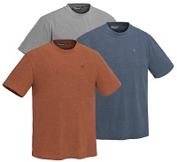 Κοντομάνικα Μπλουζάκια T-Shirt Pinewood 3-Pack L.Grey/D.Dive/D.Must 5448-452