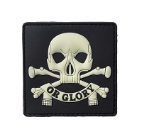 Σήμα PVC Survivors Death Or Glory 3D 6x6cm Black/Glue WQ31 Σήμα PVC Survivors Death Or Glory 3D 6x6cm Black/Glue WQ31