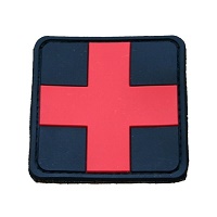 Σήμα PVC Survivors Φαρμακείου 3D 5x5 Black/Red WQ29