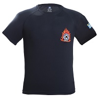 Αντιιδρωτικό Μπλουζάκι T-Shirt Πυροσβεστικής Survivors Quick Dry Blue 00302