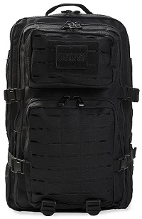 Επιχειρησιακό Σακίδιο Πλάτης Survivors Laser Cut Molle Black 45/55lt 00903 