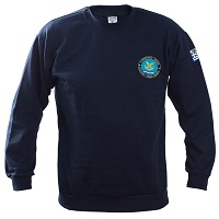 Μπλούζα Φούτερ Λιμενικού Survivors Με Κέντημα & Λάστιχο 100% Βαμβακερό 00533