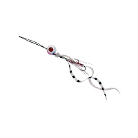 Τεχνητός Πλάνος Tai Rubber Tsurugiya Gan Tuburubber TR 2.8gr White/Black TRG85825-WB