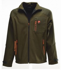 Αδιάβροχη Ζακέτα Univers Cardigan Softshell Tex Olive/Orange 9674-392