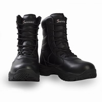 Αδιάβροχο Άρβυλο Survivors Trooper Leather WP Black 07727
