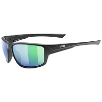 Γυαλιά Ηλίου Uvex Sportstyle 230 Black Matt / Mirror Green 2215 S5320692215