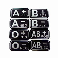 Διακριτικό Σήμα Survivors Ομάδα Αίματος 3D Άσπρο/Μαύρο 00339