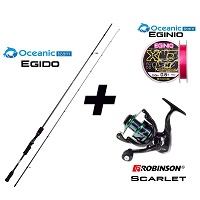 Σετ Combo Eging Oceanic Team Egido+Robinson Scarlet+Nήμα Oceanic Team Eginio CO.00EG15
