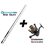 Σετ Combo Eging Oceanic Team Egi Gun+Robinson Shinner CO.00EG16