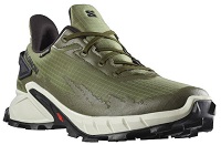Αδιάβροχα Παπούτσια Salomon Alphacross 4 GTX Deep Lichen Green/Vanilla Ice/Olive Night 417230