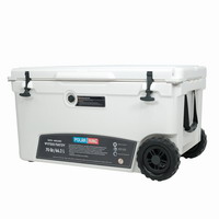 Φορητό Ψυγείο Πάγου Με Ρόδες Polar King Roller 70Qt 66,3Lt 31605