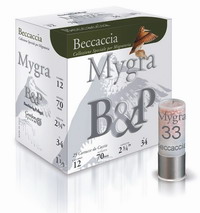 Φυσίγγια B&P Mygra Beccaccia Μάλλινη Τάπα 34gr 0502