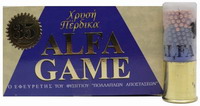 Φυσίγγια Διασποράς Alfa Game Χρυσή Πέρδικα 38gr 10tmx