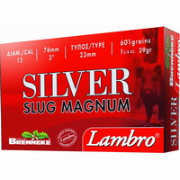 Φυσίγγια Μονόβολα Lambro Silver Brenneke Magnum 3'' 39gr 5tmx Φυσίγγια Μονόβολα Lambro Silver Brenneke Magnum 3'' 39gr 5tmx