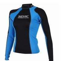 Γυναικεία Μπλούζα Neopren Seac Sub Warm Guard Long 0,5mm Black/Blue 1550006002025