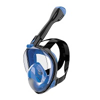 Μάσκα Full Face X-Dive Crystal Black/Blue L/XL 61033 