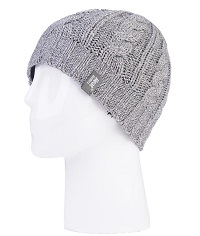 Γυναικείος Σκούφος Heat Holders Cable Hat Ladies Light Grey Twist 80113 Γυναικείος Σκούφος Heat Holders Cable Hat Ladies Light Grey Twist 80113