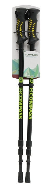 Μπαστούνι Μπατόν Compass 3 Μερών Με Αμορτισέρ Black 2τμχ 12502 Μπαστούνι Μπατόν Compass 3 Μερών Με Αμορτισέρ Black 2τμχ 12502