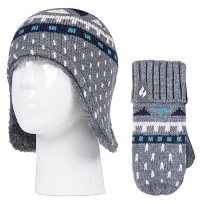 Παιδικό Σετ Σκουφάκι & Γάντια Heat Holders Cosy Ears Hat Mittens Pebble/Grey 80075
