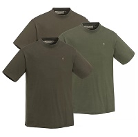 Κοντομάνικα Μπλουζάκια T-Shirt Pinewood 3-Pack Green/H.Brown/Khaki 5447-720 Κοντομάνικα Μπλουζάκια T-Shirt Pinewood 3-Pack Green/H.Brown/Khaki 5447-720