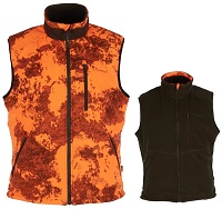 Αμάνικο Γιλέκο Fleece Pinewood Smaland Rev Camou FL Vest Strata Blaze/Hunting Green 5664-992