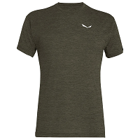 Tεχνικό Μπλουζάκι T-Shirt Salewa Puez Melange Dry M S/S Dark Olive Melange 26537-5286