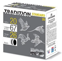 Φυσίγγια Μάλλινη Τάπα Fob Standard Cal.20 25τμχ 21261