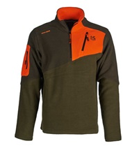 Μπλούζα Fleece Univgers Lynx Mock Turtleneck Green/Orange 94312-392