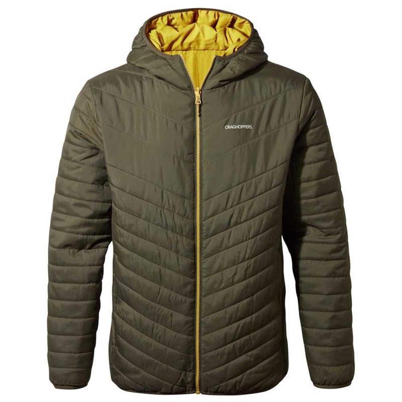 Μπουφάν Craghoppers Compresslite V Hooded Jacket Park Green CMN254-SV6 Μπουφάν Craghoppers Compresslite V Hooded Jacket Park Green CMN254-SV6
