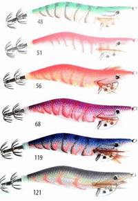 Καλαμαριέρα Γαρίδα Vega Glow Squid Jig 3.0# Color No1