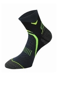 Κάλτσες Comodo Running Socks RUN 2 Black/Gren 80008