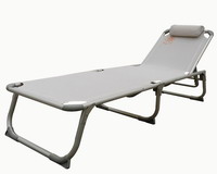 Ξαπλώστρα Παραλίας Αλουμινίου Summer Club Textilene 2x1 Με Μαξιλάρι Άσπρη 19365 Ξαπλώστρα Παραλίας Αλουμινίου Summer Club Textilene 2x1 Με Μαξιλάρι Άσπρη 19365