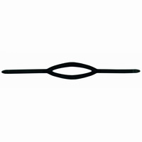 Λουράκι Σιλικόνης Για Μάσκα SEAC SUB STRAP SLIM BLACK 07800130