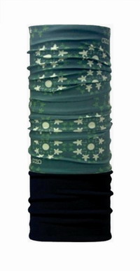 Μαντήλι Μπαντάνα Polo Multi Scarf Με Fleece Khaki/Black 9-42-005-42