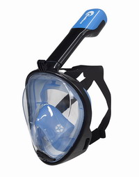 Μάσκα Σιλικόνης Scuba Force Full Face Black/Blue 61059