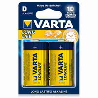 Μπαταρίες Alkaline Varta Longlife D LR20 (2 τεμ.) Μπαταρίες Alkaline Varta Longlife D LR20 (2 τεμ.)